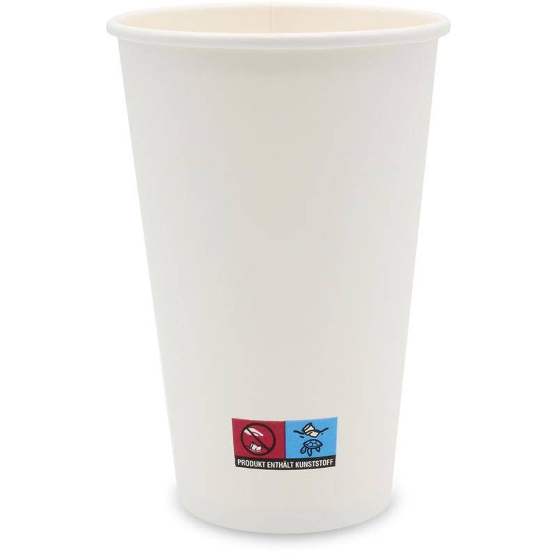 Kaffeebecher weiß 400ml