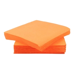 Serviette Gourmet 33x33cm orange Stapel