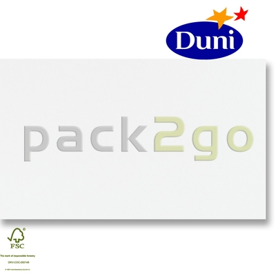 Duni Evolin-Mitteldecken 84x84cm - Weiß (Airlaid-Tischdecke, textiler Charakter) # 185170