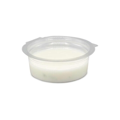 Dressingbecher rund mit Deckel 50ml gefüllt