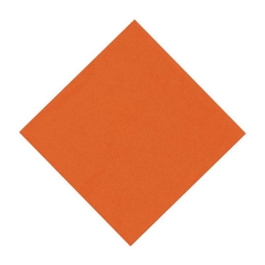 Cocktailservietten 2424cm orange einzeln