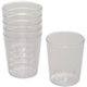 Wegwerp-borrelglazen 2 cl, plastic bekers doorzichtig voor shots & party-drinks