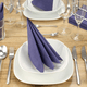 Tissue-Servietten GOURMET, 40x40 1/4 Falz, 3-lagig - dunkelblau - Zellstoffservietten farbige