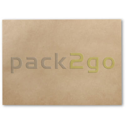 Einschlagpapier aus Pergament-Ersatz, ungebleicht, braun, 1/8 Bogen - 25x37,5cm