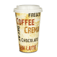 Kaffeebecher, Pappe, Coffee to go Becher "Barista" - 16oz, 400ml