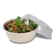 Bagasse Salatschale "Eco-Friendly", kompostierbar, 1200ml Ø194mm, rund