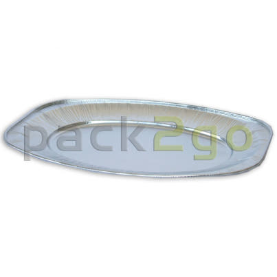 Alu-Partyplatten, Aluminium-Servierplatten Catering - groß 548x359mm