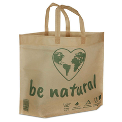 Permanent Tragetassche "be natural", beige,  50+15x40cm
