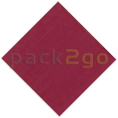 Serviette Gourmet 33x33cm bordeaux