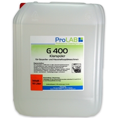 G-400 Klarspüler für Spülmaschinen (ProLAB), 10L Kanister
