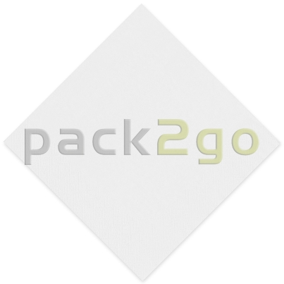 Tissue-servetten GOURMET, 40x40 1/4 vouw, 3-laags - celstofservetten - wit