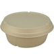 Kompostierbare Deckel für Bagasse-Schalen 900/1200ml, Bagasse, braun, Ø194mm