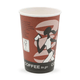 Kaffeebecher, Pappe, FSC-Zertifiziert, Coffee to go Becher "Coffee Grabbers" - 10oz, 250ml