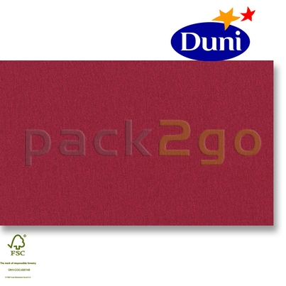 Duni Evolin-Mitteldecken 84x84cm - Bordeaux (Airlaid-Tischdecke, textiler Charakter) # 185172