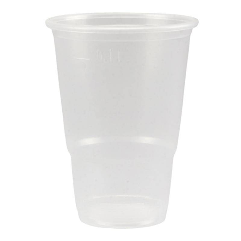Kunststoff Trinkbecher transparent 0,25/0,3 L