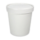 Soup To Go-Container, extrastarker Pappbecher mit Dampfdeckel für Suppenbars - 16oz/400ml