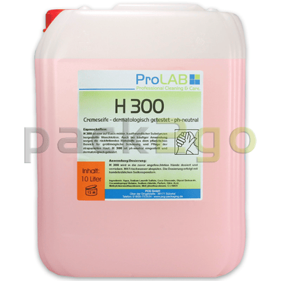 H-300 Cremeseife, flüssige Handwaschseife, mild, 10L Kanister