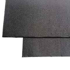 Schwarze Point to Point Servietten 38x38cm - Nahaufnahme