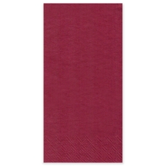 Tissue-Servietten GOURMET, 33x33 1/8 Falz, 3-lagig, Kopffalz - bordeaux - farbige Zellstoffservietten (dunkelrot)