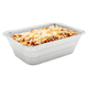 Alu-Behälter - eckig 187x137mm, 900ml, Alubehälter für Menüs