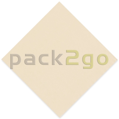 Serviette Gourmet 33x33cm champagner