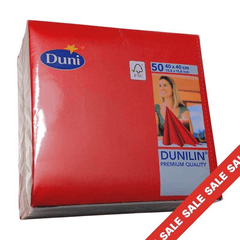 Dunilin Servietten rot