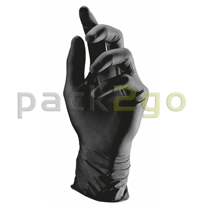 Nitrilhandschuhe puderfrei schwarz - SOFTSTRETCH - XL (9-10)