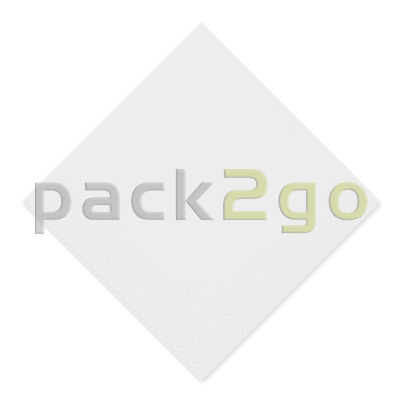 Tissue-servetten GOURMET, 24x24 1/4 Falz vouw, 3-laags, kopvouw, celstofservetten - wit