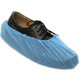 Einwegschuhe, Einweg-Überschuhe blau, mit Gummizug