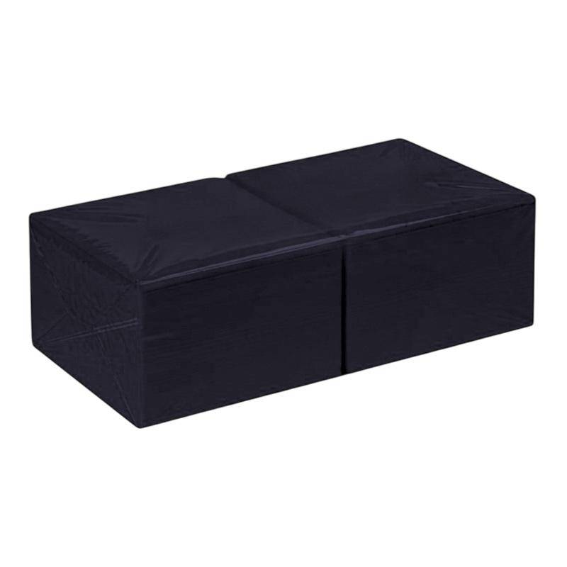 Point to Point Tissue Servietten 38x38cm 1/4 Falz schwarz - UVP