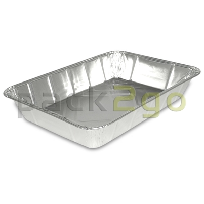 Alu-Menüschalen ''Profi-Line'' - ungeteilt 227x177x39mm tief, Aluschalen