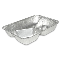 Aluminium menuschalen - 3-delig 227x177x39mm, diep, aluminium schalen