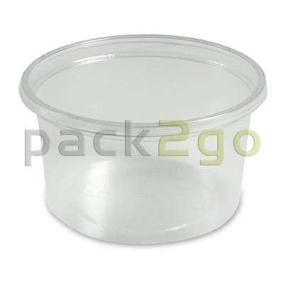 Dressingbecher, Verpackungsbecher PP, klar, rund Ø74mm - 80ml