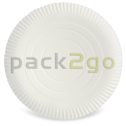 Pappteller rund Ø 30cm, 2cm tief, unbeschichtet, Frischfaser
