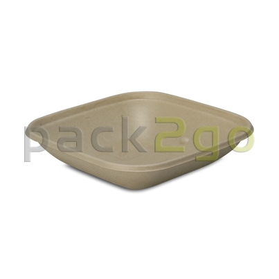 Kom gemaakt van bagasse, vierkant (composteerbaar),