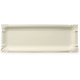 Pappteller eckig - 8x23cm TOPKRAFT, papierbeschichtet, Frischfaser, Wurstpappe