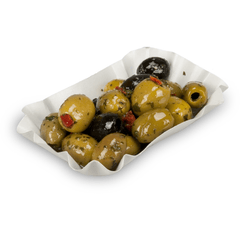 Pappschalen KU51 9x14x3cm, eckig - Pommesschalen für Pommes Frites & Currywurst