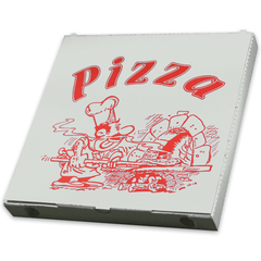 Pizzakarton - "Cuboxale", Vegetale - 32x32x3cm