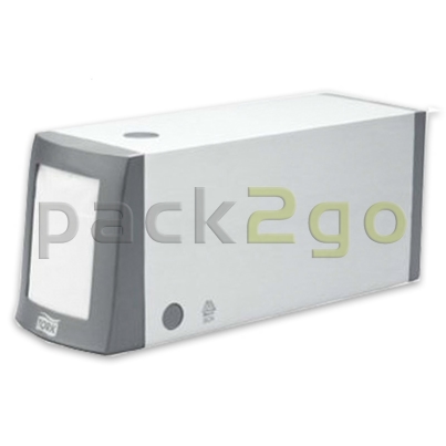 Tork Serviettenspender N2 für 25x30cm Spenderservietten (Compact gefaltet 9x12,5cm), Aluminium