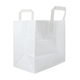 Papiertragetaschen 26+17x25cm - Kraft weiß