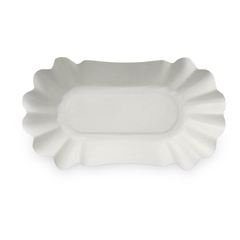 Pappschalen KU0 9x16x3cm, oval - Pommesschalen für Pommes Frites & Currywurst