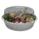 aluminium schalen - rond Ø 185 mm, 830 ml C801L, Aluminium schalen