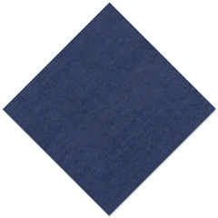 Tissue-Servietten GOURMET, 33x33 1/4 Falz, 3-lagig - dunkelblau - Zellstoffservietten farbige