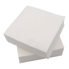 Weiße Tissue Servietten 24x24cm - Stapel 1