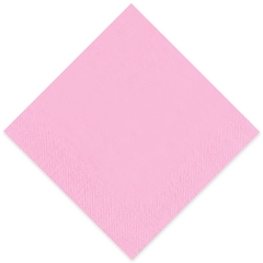 Tissue-Servietten GOURMET, 40x40 1/4 Falz, 3-lagig - rosa - Zellstoffservietten farbige