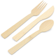 Bamboe vorken, premium - 17cm (composteerbaar bamboe wegwerpbestek)