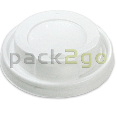 Coffee To Go Deckel 8/10oz, Deckel f. Kaffeebecher 0,2/0,25l, Plastik - weiß