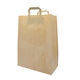 BIO-Papiertragetaschen 32+17x44cm - kraft braun