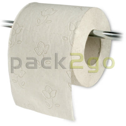 Toiletpapier, kleine rol voor in het huishouden - tissue, 2-laags, milieuvriendelijk 250 vel T4 recycling