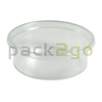 dressingbekers, Verpakkingsbekers PS, helder, rond - 50 ml